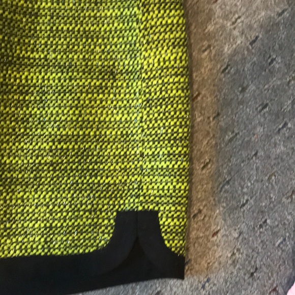 J crew green & black sparkle skirt size 2 - Picture 2 of 6